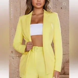 Oh Polly Jackets Coats Oh Polly Bossin It Tailored Blazer